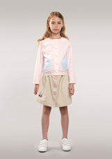 Owa Yurika Adele Girls Spring Summer Pink Shirt