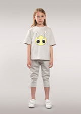 Owa Yurika Daisy Grey Girls Sweatshirt