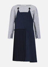 Owa Yurika Penelope Girls Navy Dress
