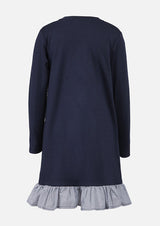 Owa Yurika Katya Girls Dress Navy