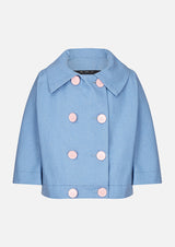 Owa Yurika Florence Girls Blue Spring Summer Jacket 