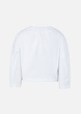 Owa Yurika Victoria Long-sleeved Top White