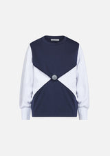Owa Yurika Maho Sweatshirt Navy