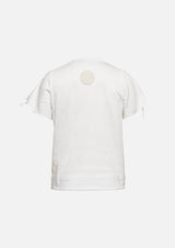Owa Yurika Girls Children Yousra Cotton T-shirt White