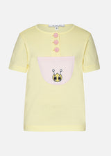 Owa Yurika Valentina Girls Spring Summer T-shirt Yellow