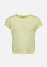 Owa Yurika Katone Cotton Yellow T-shirt
