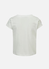 Owa Yurika Katone Cotton White T-shirt