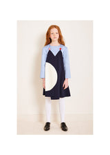 Owa Yurika Georgie Girls Dress Navy