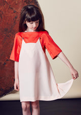 Owa Yurika Yuka Luxury Crepe Dress Blush