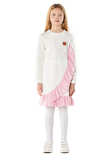 Owa Yurika Katya Girls Dress White