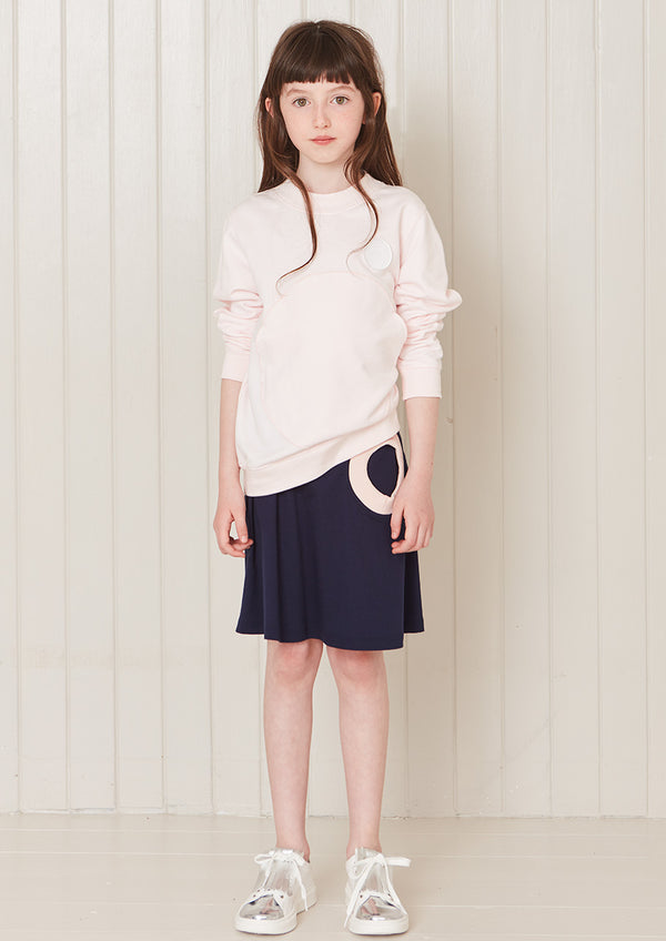 Owa Yurika Sophie Girls Navy Skirt