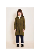 Owa Yurika Mira Parka Coat Windproof Khaki
