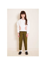 Owa Yurika Lihua Girls Top White