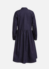 Owa Yurika Imy girls navy denim dress