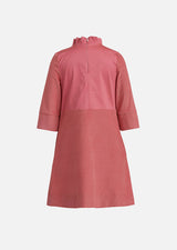 Owa Yurika Lily girls pink corduroy dress Made in Japan