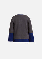 Owa Yurika Lola girls grey sweatshirt