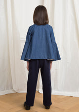 Owa Yurika Jackie girls navy trouser