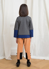 Owa Yurika Lola girls grey sweatshirt