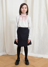 Owa Yurika Michiko wool navy skirt Japanese made