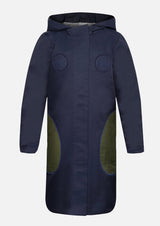 Arabella Navy Raincoat
