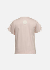 Owa Yurika Girls Children Yousra Cotton T-shirt Pink