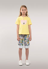 Owa Yurika Valentina Girls Spring Summer T-shirt Yellow