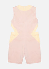 Girls Summer Pink Sleeveless Jumpsuit Japanese Children Clothing Owa Yurika 