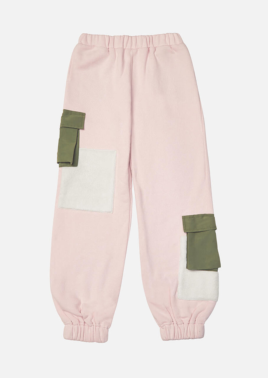 新品◎ FISH&KIDS FLOWERS PATCHWORK JOGGERS FISH & KIDS | trava